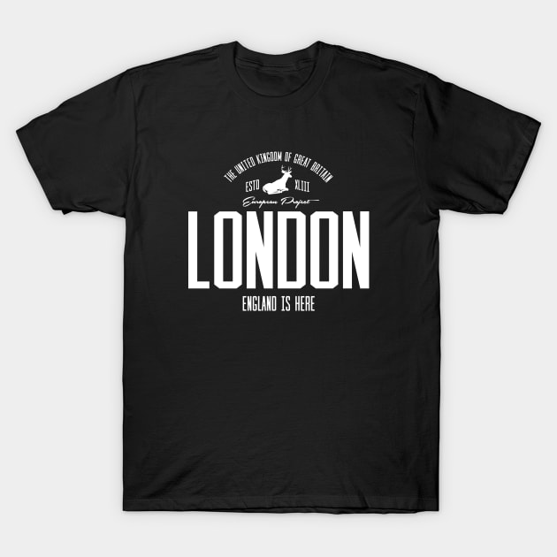 Great Britain, England, London T-Shirt by NEFT PROJECT